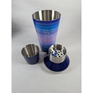 New Jonathan Adler Scala Cocktail Shaker Modern Barware 18.4 oz/540 mL